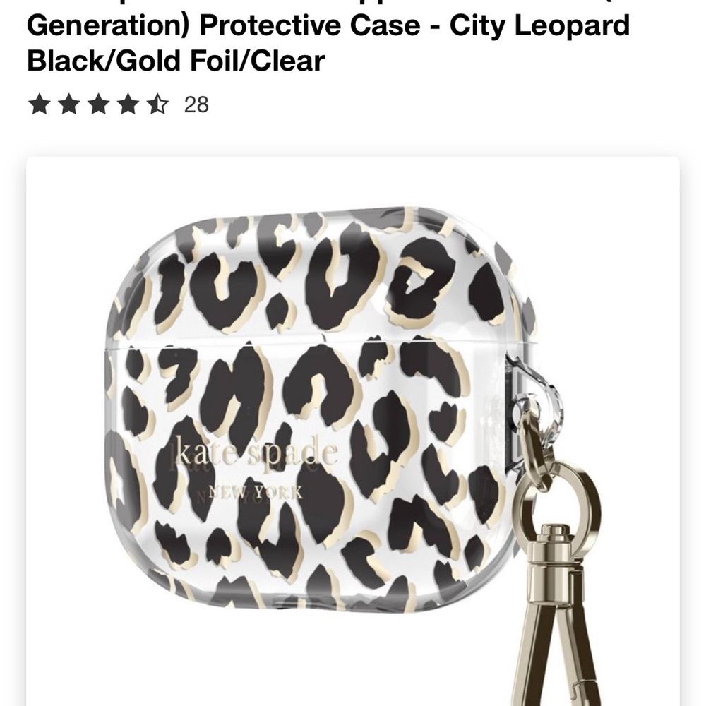Brand new kate spade AirPod pro case